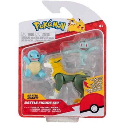 Jazwares Pokémon figurky Squirtle Boltund a Machop Jazwares Pokémon figurky Squirtle Boltund a Machop