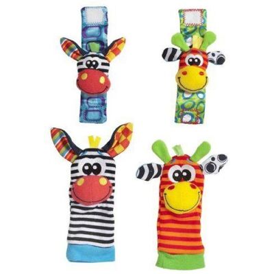 Playgro Chrastící ponožky a náramky Playgro Chrastící ponožky a náramky
