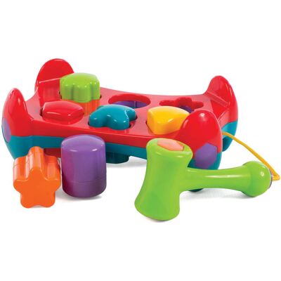 Playgro Zatloukačka s tvary - Hračka Playgro Zatloukačka s tvary - Hračka
