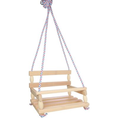 Teddies Houpačka - Přírodní dřevo 38x30cm - Nosnost 80kg Teddies Houpačka - Přírodní dřevo 38x30cm - Nosnost 80kg