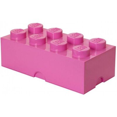 Lego Úložný box 8 250 x 500 x 180 mm - růžový Lego Úložný box 8 250 x 500 x 180 mm - růžový