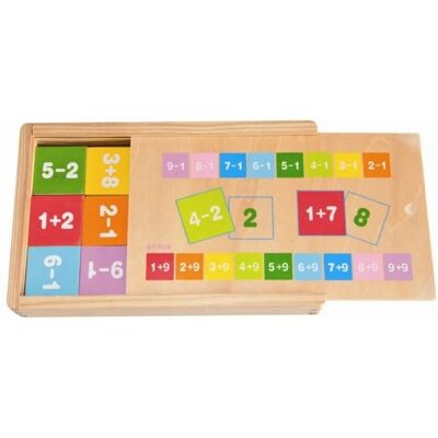 Woodyland - Dřevěná hračka - Matematika učení - Sčítání - Vzdělávací hračka Woodyland - Dřevěná hračka - Matematika učení - Sčítání - Vzdělávací hračka