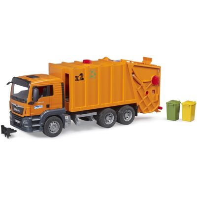 Bruder 03760 Popelářské auto MAN TGS oranžové Bruder 03760 Popelářské auto MAN TGS oranžové