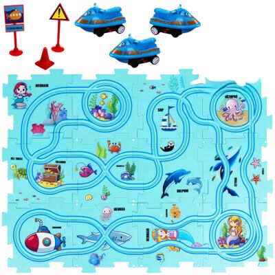 Kruzzel 24851 Interaktivní puzzle podmořský svět s dopravními značkami Kruzzel 24851 Interaktivní puzzle podmořský svět s dopravními značkami