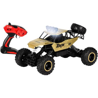 KIK KX7501 Terénní auto Rock Crawler TOKIN 1:12, 15 km/h, 34 cm, zlaté KIK KX7501 Terénní auto Rock Crawler TOKIN 1:12, 15 km/h, 34 cm, zlaté