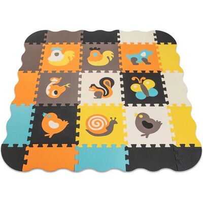 KIK KX5210 Pěnové puzzle 114 × 114 × 1 cm, 25 ks KIK KX5210 Pěnové puzzle 114 × 114 × 1 cm, 25 ks