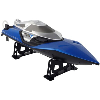 LEAN Toys 16350 Motorový člun s efekty na dálkové ovládání RC, modrý LEAN Toys 16350 Motorový člun s efekty na dálkové ovládání RC, modrý
