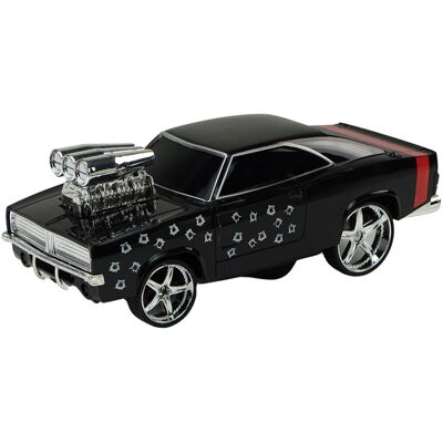 LEAN Toys 18564 RC auto 1:18 Drift 360 světla a zvuky, černé LEAN Toys 18564 RC auto 1:18 Drift 360 světla a zvuky, černé
