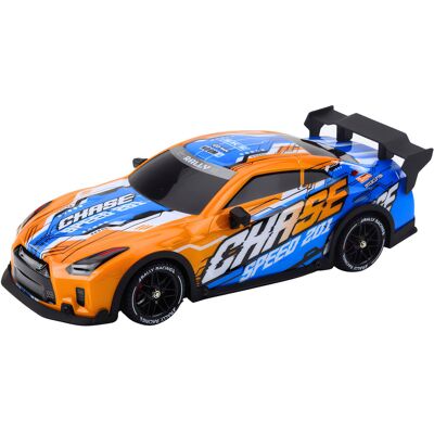 LEAN Toys 23070 RC driftovací auto, podsvícená karoserie, oranžové LEAN Toys 23070 RC driftovací auto, podsvícená karoserie, oranžové