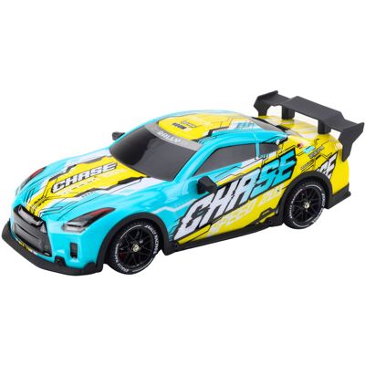 LEAN Toys 23069 RC driftovací auto s podsvícenou karoserií, tyrkysové LEAN Toys 23069 RC driftovací auto s podsvícenou karoserií, tyrkysové