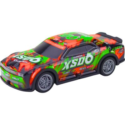 LEAN Toys 23062 RC závodní auto 27 MHz, svítící karoserie, oranžovo-zelené LEAN Toys 23062 RC závodní auto 27 MHz, svítící karoserie, oranžovo-zelené