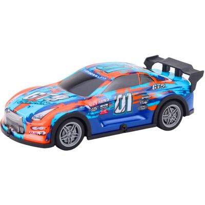 LEAN Toys 23058 RC závodní auto, svítící karoserie, oranžovo-tyrkysové LEAN Toys 23058 RC závodní auto, svítící karoserie, oranžovo-tyrkysové
