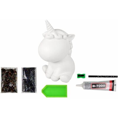 LEAN Toys 15625 Sada na výrobu diamantového jednorožce DIY, hnědý LEAN Toys 15625 Sada na výrobu diamantového jednorožce DIY, hnědý