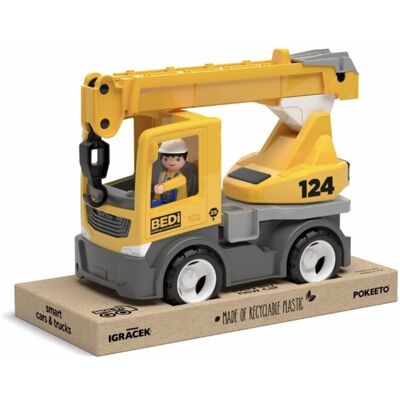 Igráček MultiGO Efko ECO MultiGO Build Jeřáb s řidičem - auto s Igráčkem Igráček MultiGO Efko ECO MultiGO Build Jeřáb s řidičem - auto s Igráčkem