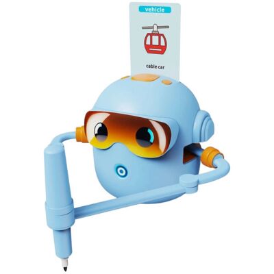 KIK KX2871_1 Interaktivní vzdělávací robot na kreslení, modrý KIK KX2871_1 Interaktivní vzdělávací robot na kreslení, modrý