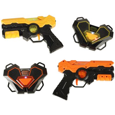 KIK KX3641 Paintball laserová pistole s infračerveným terčem, 2 ks KIK KX3641 Paintball laserová pistole s infračerveným terčem, 2 ks