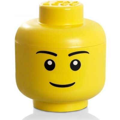 Lego úložná hlava (velikost L) - chlapec Lego úložná hlava (velikost L) - chlapec