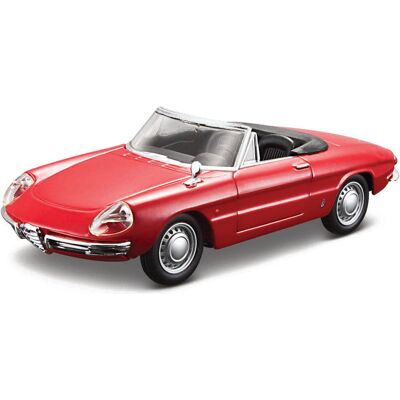 Bburago Alfa Romeo Spider 1966 1:32 červená Bburago Alfa Romeo Spider 1966 1:32 červená