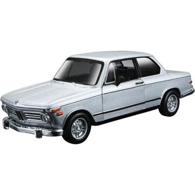 Bburago BMW 2002tii 1972 1:32 stříbrná Bburago BMW 2002tii 1972 1:32 stříbrná