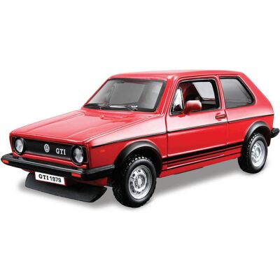 Bburago Volkswagen Golf Mk1 GTI 1979 1:32 červená Bburago Volkswagen Golf Mk1 GTI 1979 1:32 červená