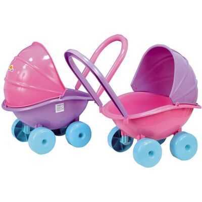 Teddies Hluboký Plastový Kočárek - Hračka Teddies Hluboký Plastový Kočárek - Hračka