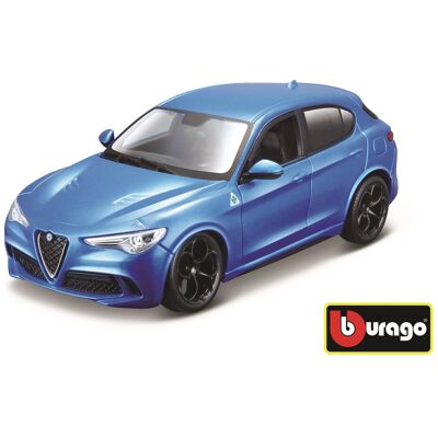 Bburago Alfa Romeo Stelvio Blue Bburago Alfa Romeo Stelvio Blue