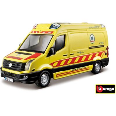 BBURAGO Volkswagen Crafter Sanitka - Hračkový model BBURAGO Volkswagen Crafter Sanitka - Hračkový model