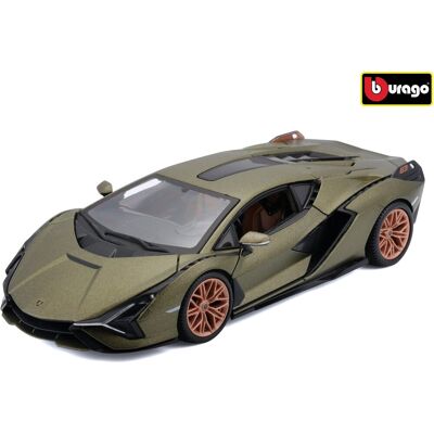 Bburago 1:24 Plus Lamorghini Sian FKP37 - Green Bburago 1:24 Plus Lamorghini Sian FKP37 - Green