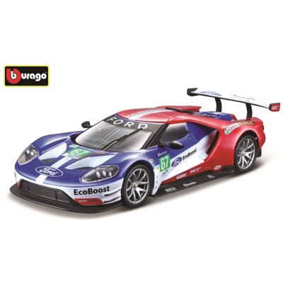Bburago 1:32 Race DTM Ford GT Race car 2017 No.67 LeMans Bburago 1:32 Race DTM Ford GT Race car 2017 No.67 LeMans