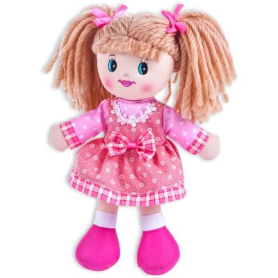 Teddies Terezka Mluvící plyšová panenka - 30 cm pro děti Teddies Terezka Mluvící plyšová panenka - 30 cm pro děti