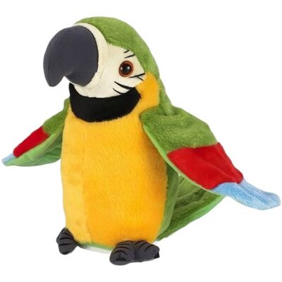 Plush Interaktivní plyšová hračka Papoušek opakující mávající 21 cm Plush Interaktivní plyšová hračka Papoušek opakující mávající 21 cm