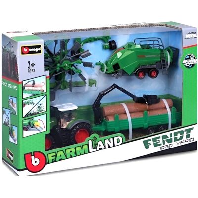 Bburago Fendt 1050 Vario s doplňky (dárkové balení) Bburago Fendt 1050 Vario s doplňky (dárkové balení)