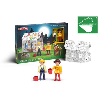 Efko Igráček Perníková chaloupka kreativní set s pohádkou Efko Igráček Perníková chaloupka kreativní set s pohádkou
