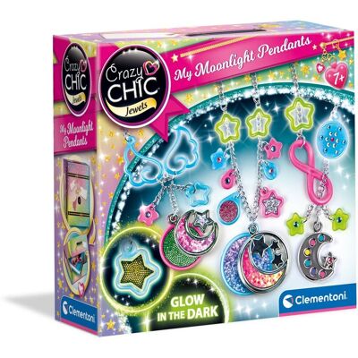 Clementoni Crazy Chic Kreativní Šperky Sada - Svítící Přívěsky Clementoni Crazy Chic Kreativní Šperky Sada - Svítící Přívěsky