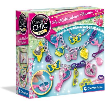 Clementoni Crazy Chic Barevné závěsné dekorace Kreativní sada Clementoni Crazy Chic Barevné závěsné dekorace Kreativní sada