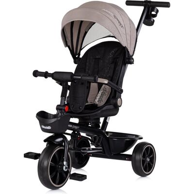 CHIPOLINO Tříkolka se stříškou Max Sport 2v1 Latte CHIPOLINO Tříkolka se stříškou Max Sport 2v1 Latte