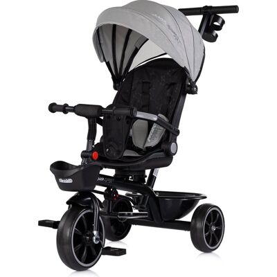 CHIPOLINO Tříkolka se stříškou Max Sport 2v1 Charcoal CHIPOLINO Tříkolka se stříškou Max Sport 2v1 Charcoal