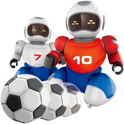 Made Robot s míčkem na dálkové ovládní, 2 ks + 2 branky Made Robot s míčkem na dálkové ovládní, 2 ks + 2 branky