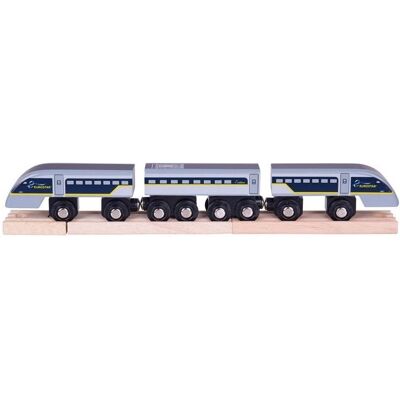 Bigjigs Toys Bigjigs Rychlík Eurostar E320 + 3 koleje Bigjigs Toys Bigjigs Rychlík Eurostar E320 + 3 koleje