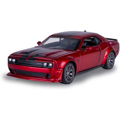 Jamara Dodge Challenger SRT Jailbreak Diecast 1:36 červené 2v1 Jamara Dodge Challenger SRT Jailbreak Diecast 1:36 červené 2v1