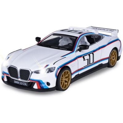 Jamara BMW 3.0 CSL Diecast 1:34 bílé včetně baterií Jamara BMW 3.0 CSL Diecast 1:34 bílé včetně baterií