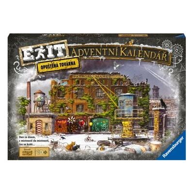 Ravensburger EXIT Adventní kalendář Továrna - Puzzle & Únik Ravensburger EXIT Adventní kalendář Továrna - Puzzle & Únik