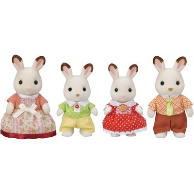Sylvanian Families Rodina "chocolate" králíků, nová Sylvanian Families Rodina "chocolate" králíků, nová