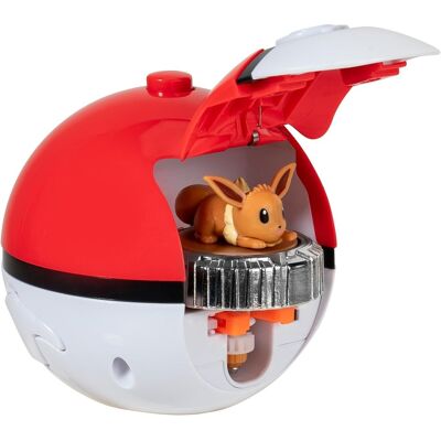Jazwares Pokémon battle spinner pack - Eevee s pokeballem Jazwares Pokémon battle spinner pack - Eevee s pokeballem