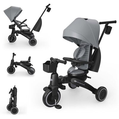 Kinderkraft Tříkolka Jazz 3 Grey, 9 m+ Kinderkraft Tříkolka Jazz 3 Grey, 9 m+