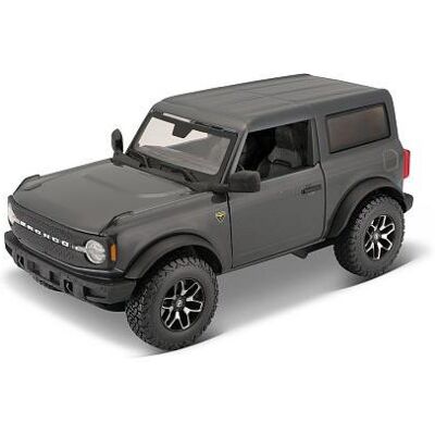 Maisto 2021 Ford Bronco, metal tmavě šedá Maisto 2021 Ford Bronco, metal tmavě šedá