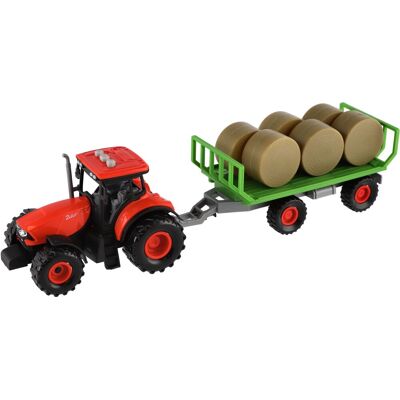 Teddies Traktor Zetor s Přívěsem a Balíkem Sená - Hračka Traktor Teddies Traktor Zetor s Přívěsem a Balíkem Sená - Hračka Traktor