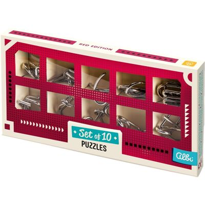 Albi Set of 10 Puzzles - Red Edition Albi Set of 10 Puzzles - Red Edition