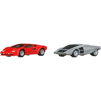 Mattel Hot Wheels Sada 2 ks prémiových angličáků, Lancia/Lambo Mattel Hot Wheels Sada 2 ks prémiových angličáků, Lancia/Lambo