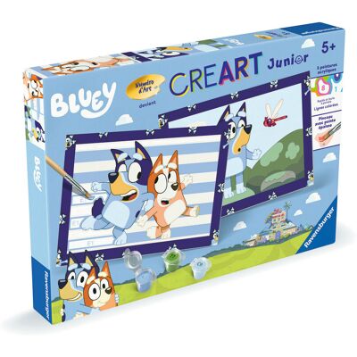 Ravensburger 255733 CreArt Bluey: Psí radovánky Ravensburger 255733 CreArt Bluey: Psí radovánky